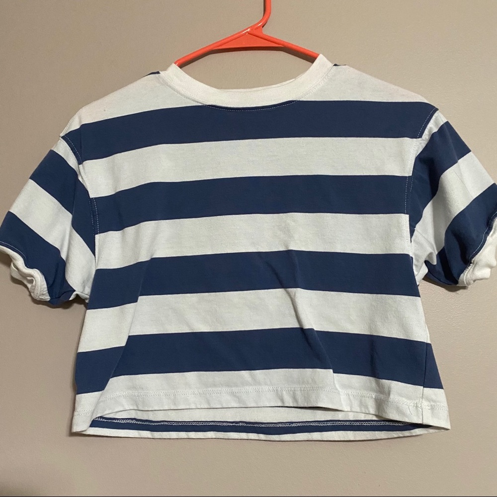 Striped Crop Tshirt